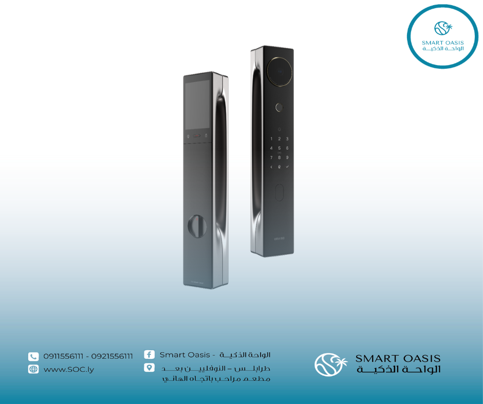 V5 face Smart Door Lock black
