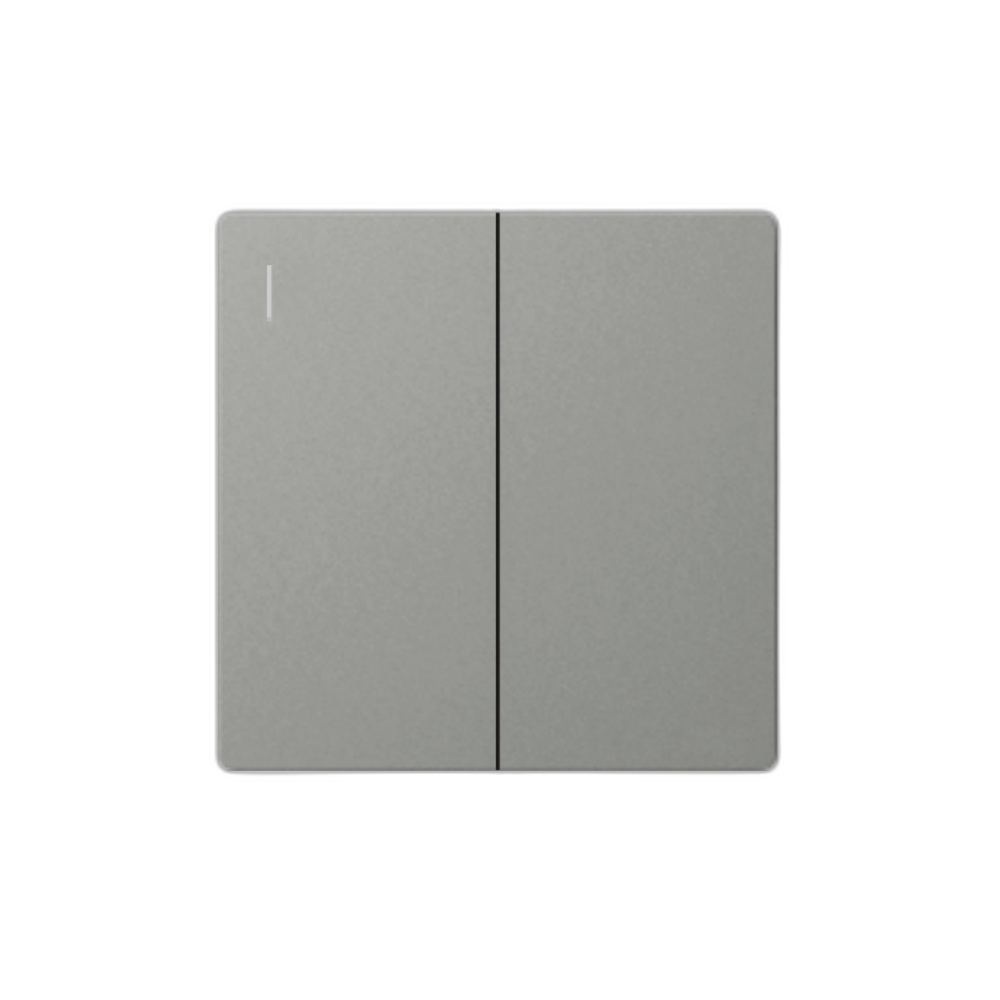 MixSwitch Gauss 2 gang grey